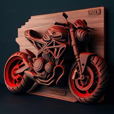 3D модель Yamaha XSR900 Abarth (STL)